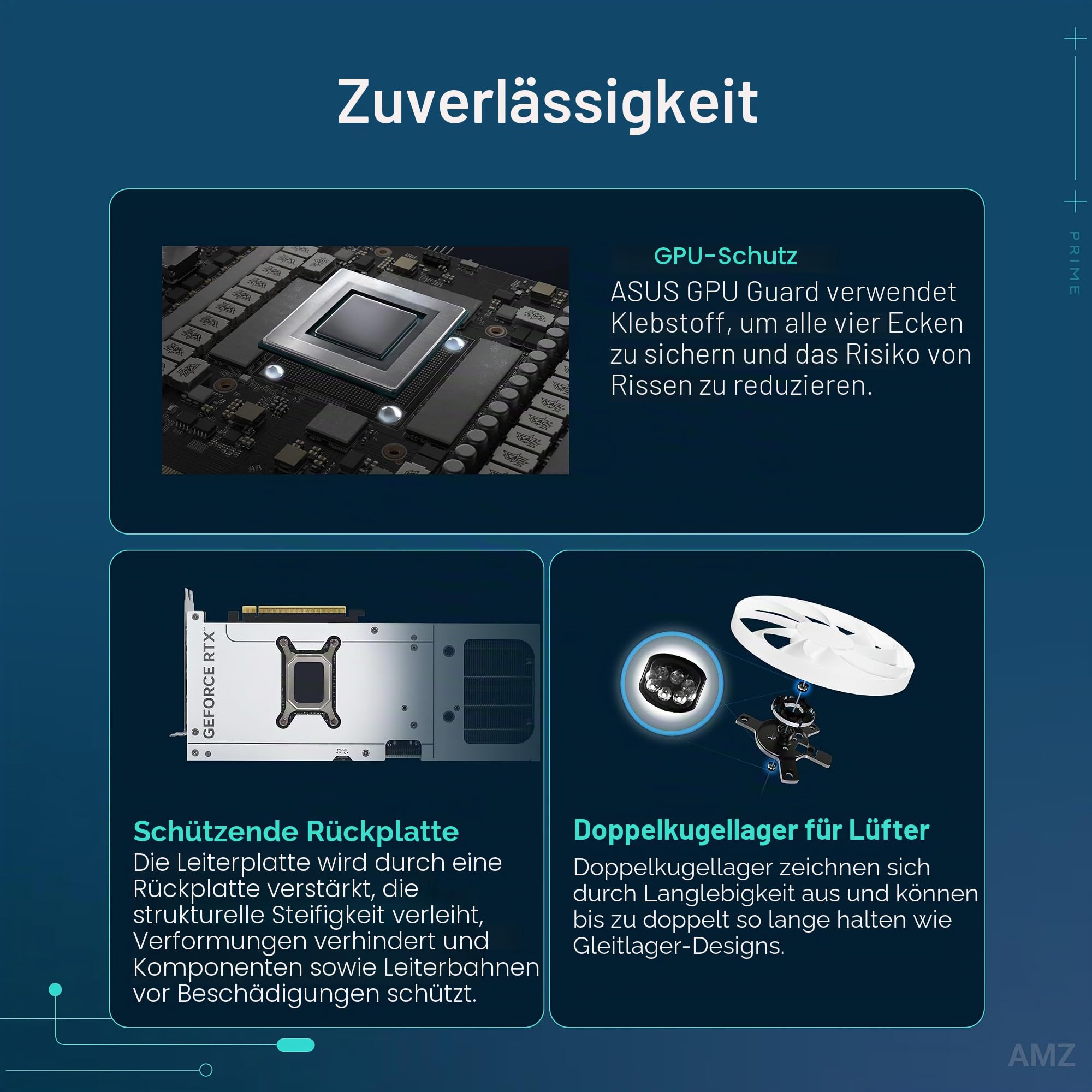 ASUS Prime GeForce RTX™ 5070 12GB GDDR7 White OC Edition Grafikkarte (PCIe® 5.0, 12GB GDDR7, HDMI®/DP 2.1, 2.5-Slot, Axial-Tech Fans, Dual BIOS)