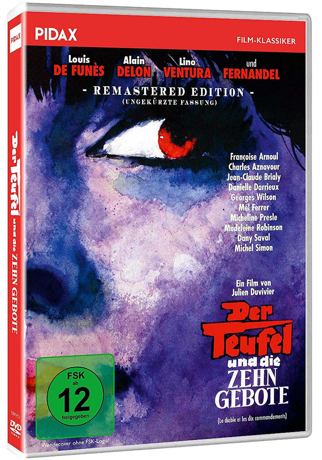 Der Teufel und die zehn Gebote - Komödien Drama - Remastered Edition - Kultfilm mit Louis du Funés, Alain Delon, Lino Ventura und Fernandel (Pidax Film-Klassiker / Le diable et les dix commandement)