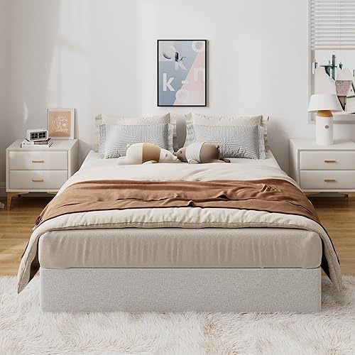 Miniatura 9 de Base de Cama King Box Spring de 9 Pulgadas, 3000lbs Somier Extra Resistente King Size Base de Colchón de Metal, Montaje Fácil Sin Herramientas, Sin