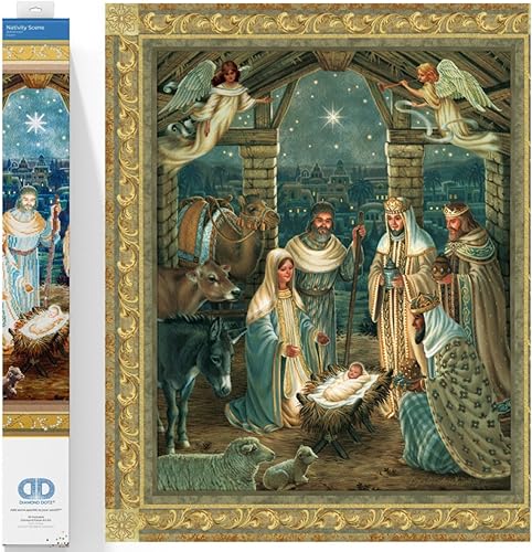 Miniatura 1 de DIAMOND DOTZ Juegos de pintura de diamantes para adultos - Kits de arte de diamantes un relajante kit de manualidades creativo con gemas Dotz 39x33