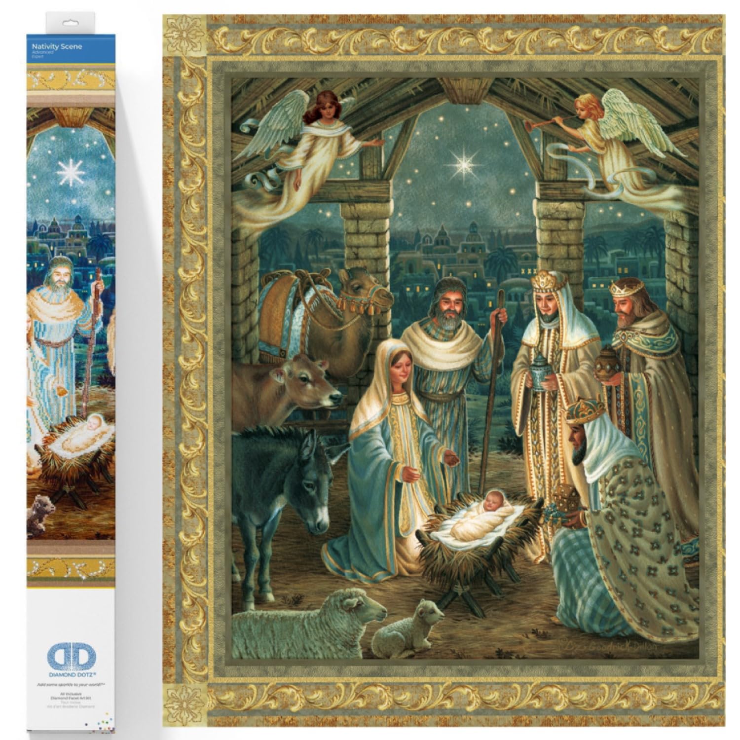 DIAMOND DOTZ Painting, Beginner Kit, Assorted, 85x100cm