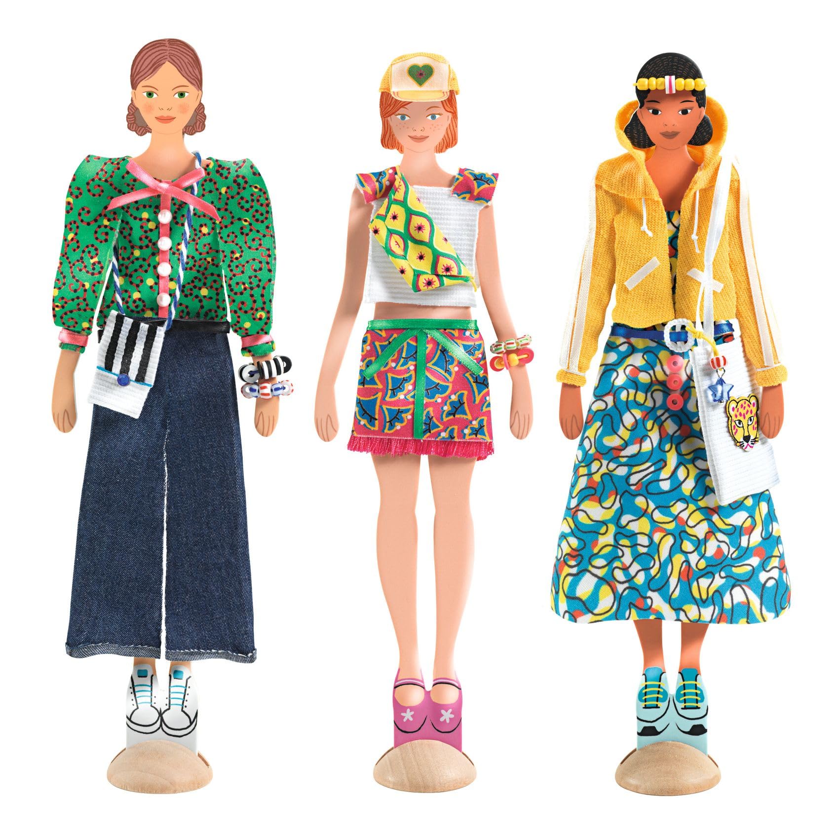 Djeco LA MODA DI MAGALI - MODA DI MODA GIOCO SPIELZEUG MULTICOLOR FÜR KINDER AB 7+