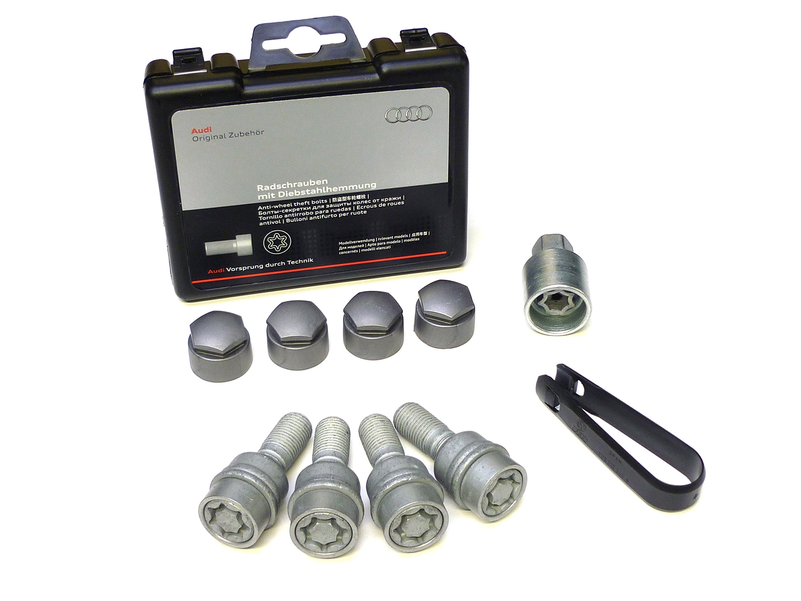 Audi 4 F0071455 bulloni di Ruota con antifurto, M14 X 1,5 X 27