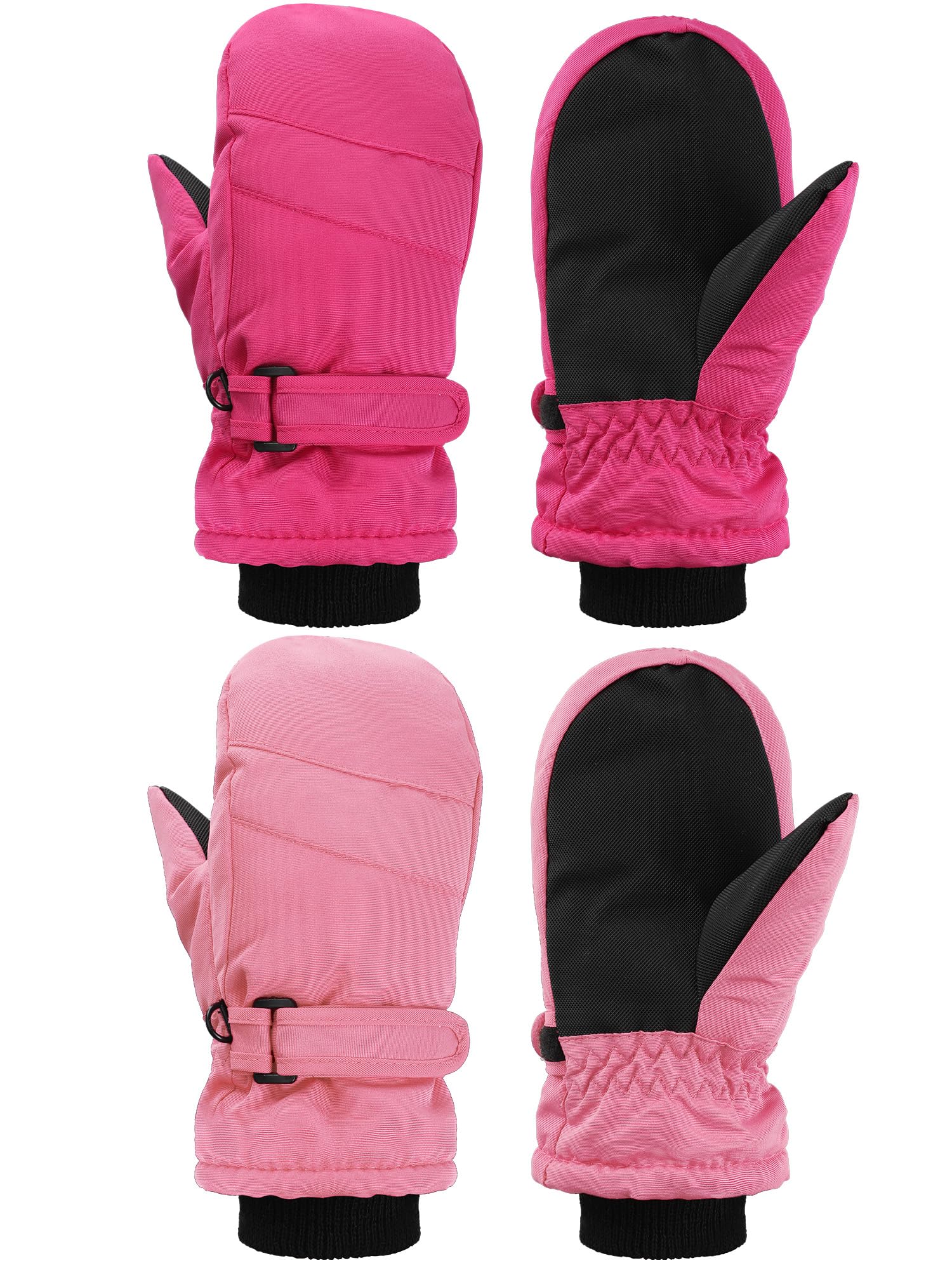SATINIOR Kids Snow Mittens