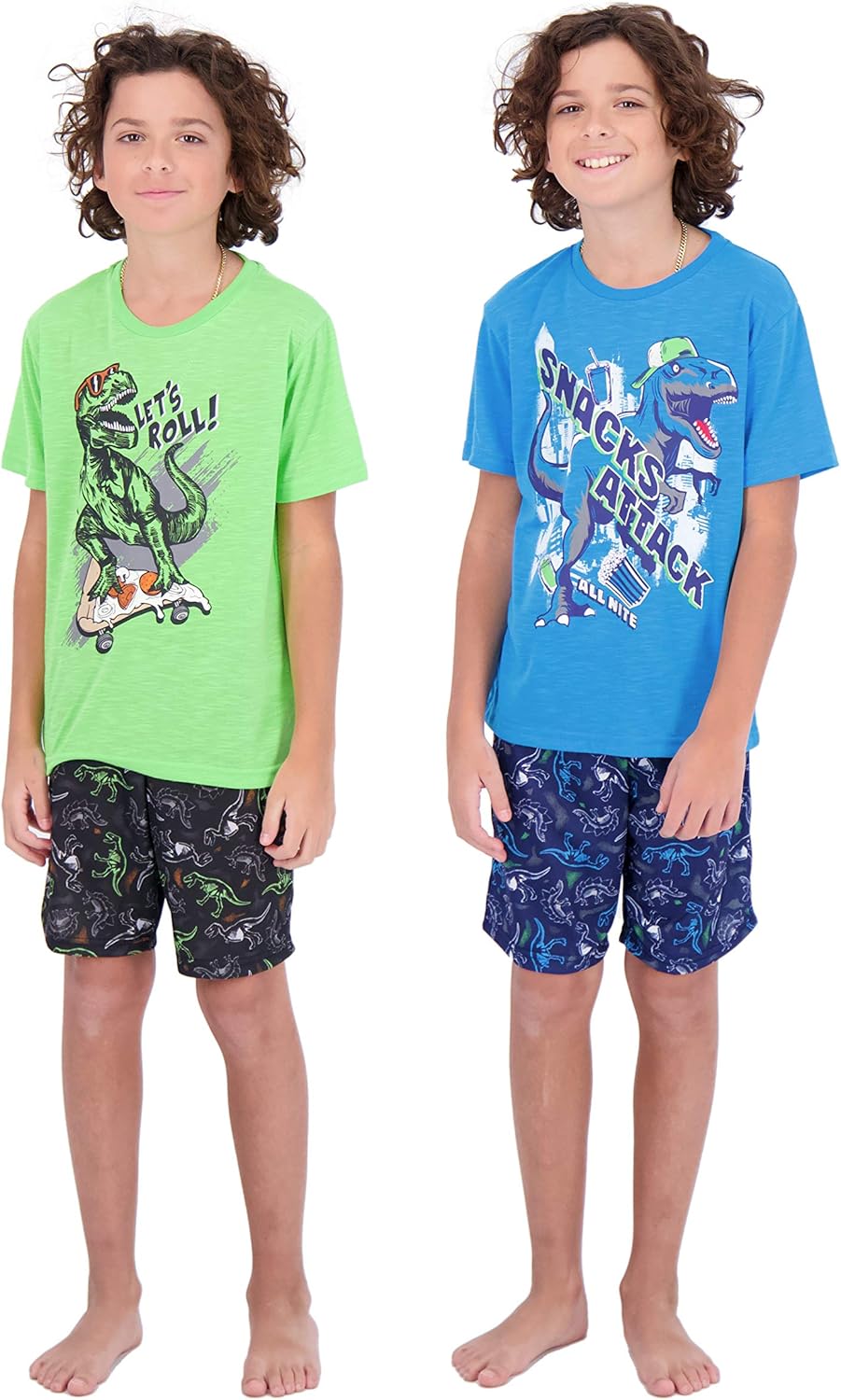 Boys pajama short sets Clearance