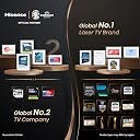 Hisense 305 cm (120 inches) Trichrom ALR Screen Series 4K Ultra HD Smart Laser TV 120L9HE (Black) gallery image