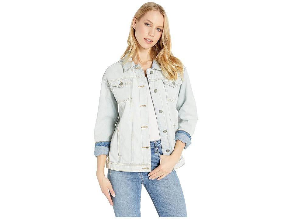 

Roxy Midnight Drive Denim Jacket (Bleached Blue) Women's Coat