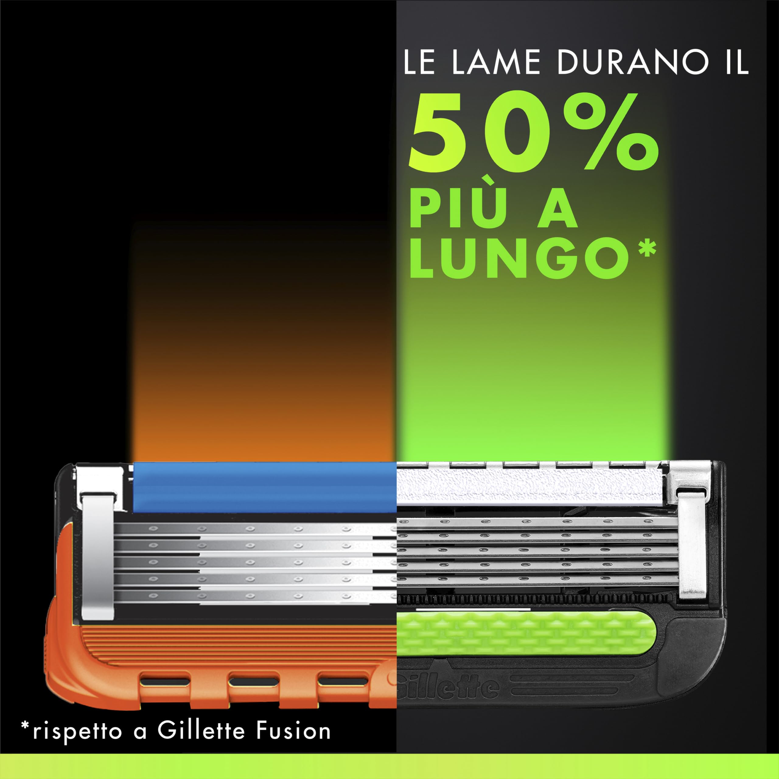 Gillette Labs Lamette di Ricambio per Rasoio da Uomo, Confezione da 10, Compatibili con Gillette Labs con Barra Esfoliante e Heated Razor, Rasatura Profonda Uomo, Lame di Precisione