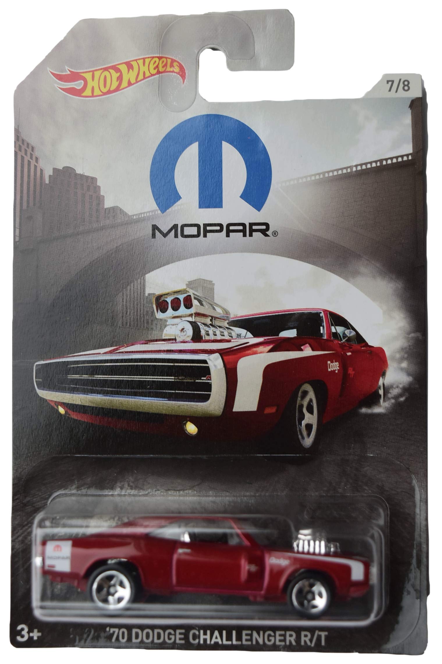 Amazon | Hot Wheels '70 Dodge Challenger R/T 7/8、赤。 | ミニカー