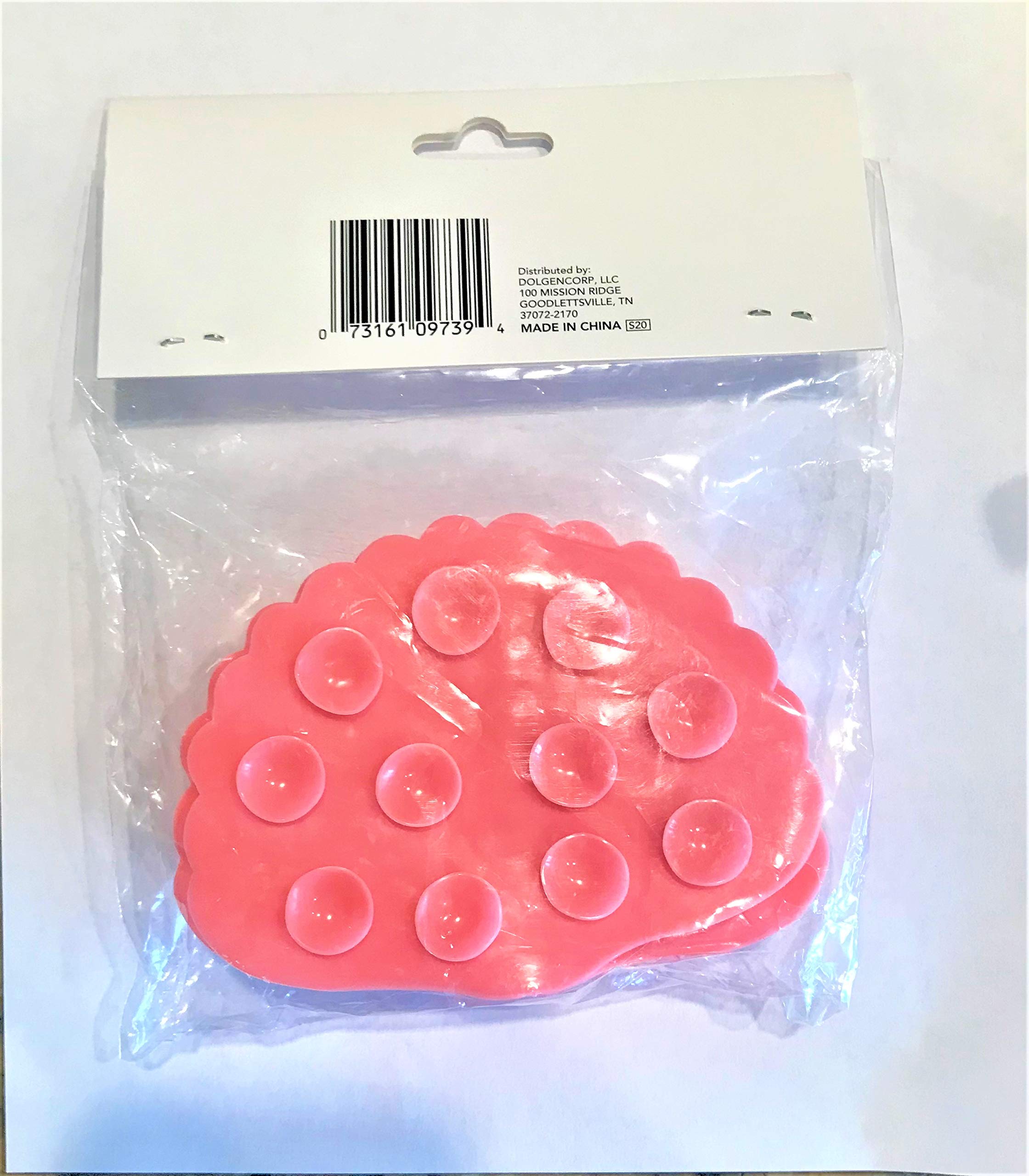 Non Slip Shell Bathtub Appliques with Suction Cups for Added Stability