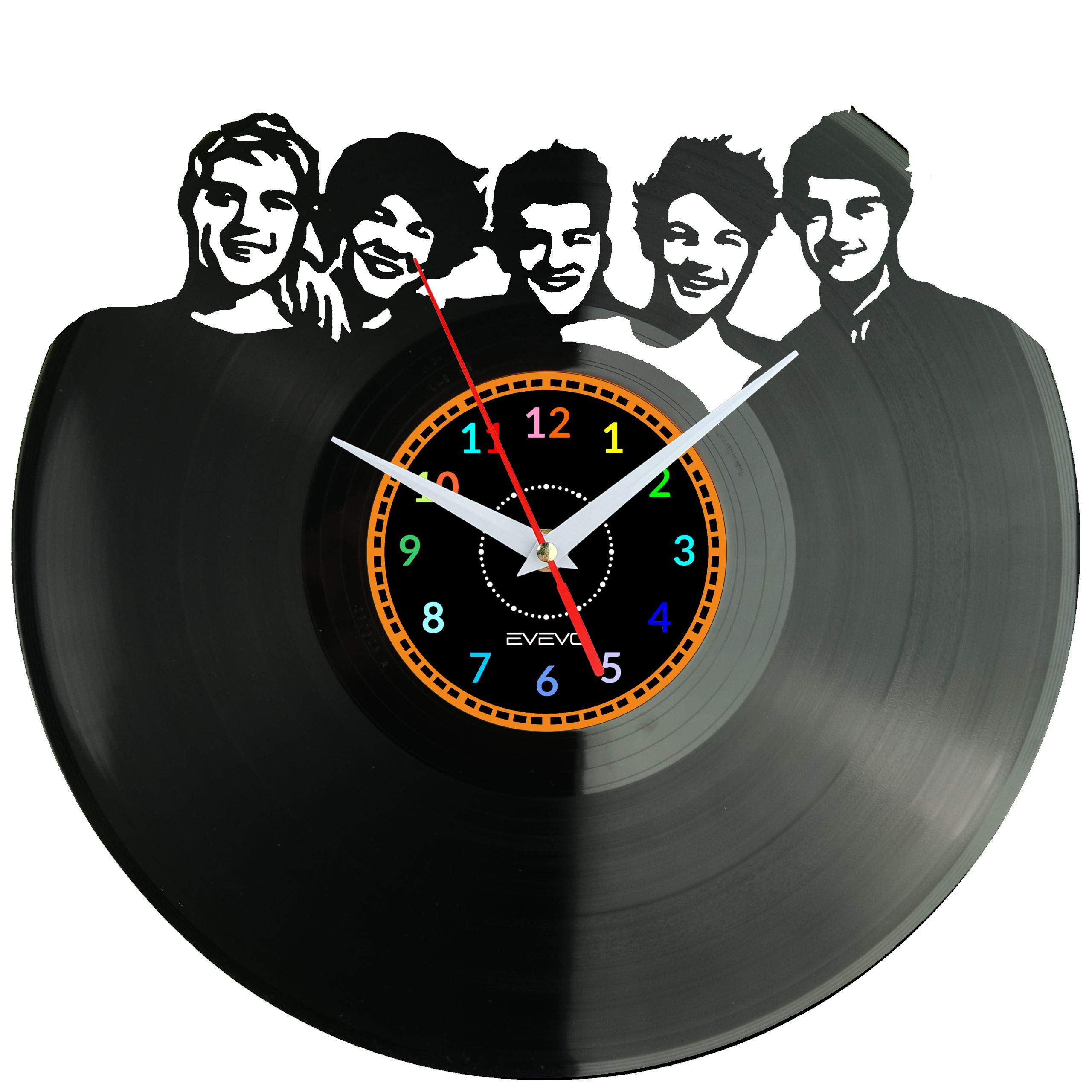 EVEVO One Direction Wall Clock Vinyl Record Vinyl Clock One Direction