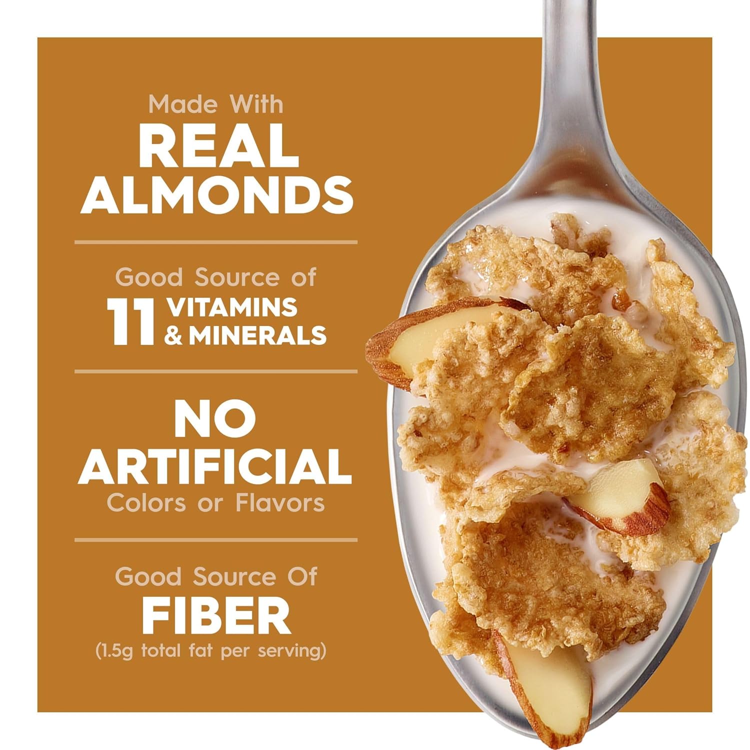 Kellogg's Special K Breakfast Cereal, Vanilla and Almond Value Size, 18.8 Oz (Pack of 8)