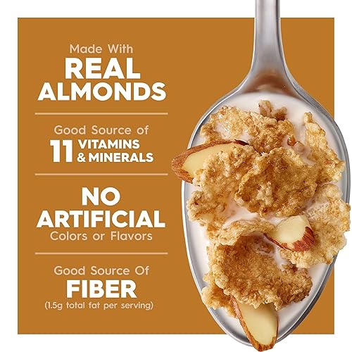 Miniatura 3 de Kellogg's Special K - Cereal para desayuno, vainilla y almendras, tamaño económico, 18.8 onzas (paquete de 8)