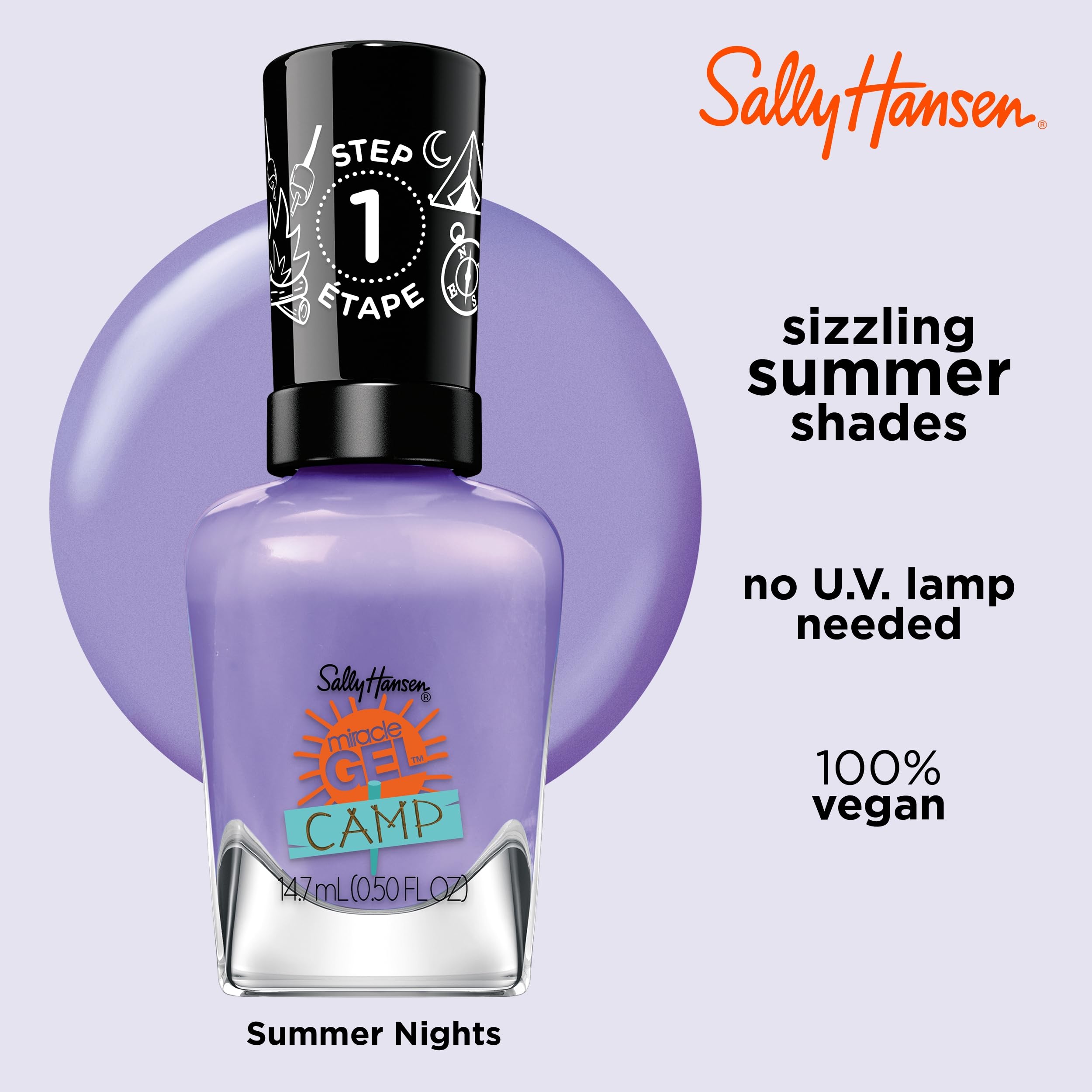 Amazon.com: Sally Hansen Miracle Gel Salon Quality Nail Polish