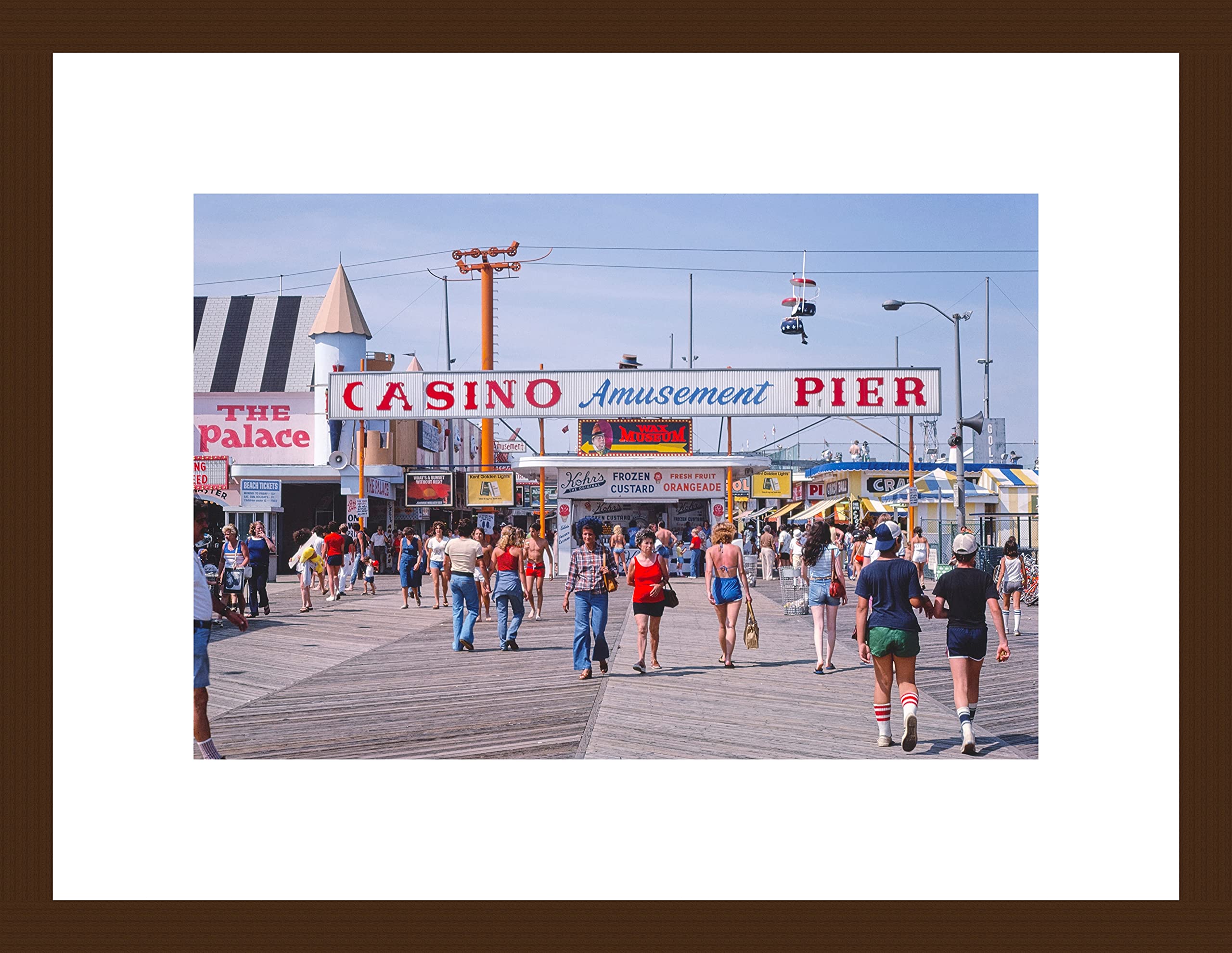 Amazon.com: LIVESTOCK Vintage Wall Art - Casino Pier at Boardwalk