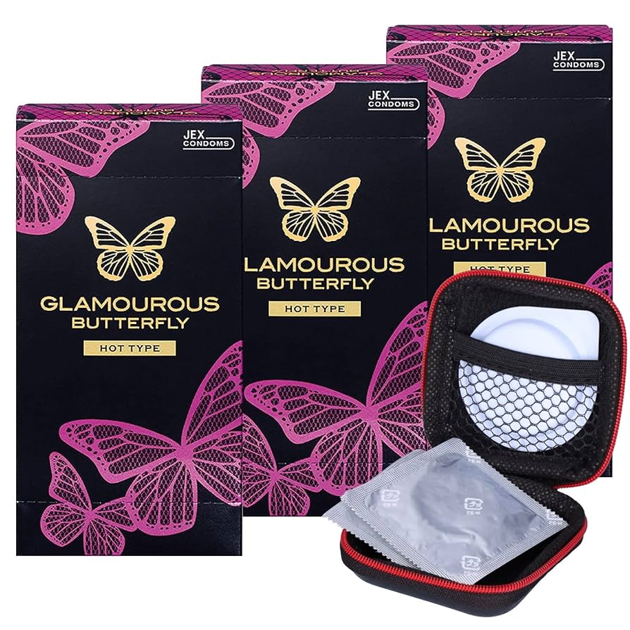 グラマラスバタフライホットタイプ×16個セット 楽天市場】【コンドーム 選べる2箱セット】ジェクス グラマラス
