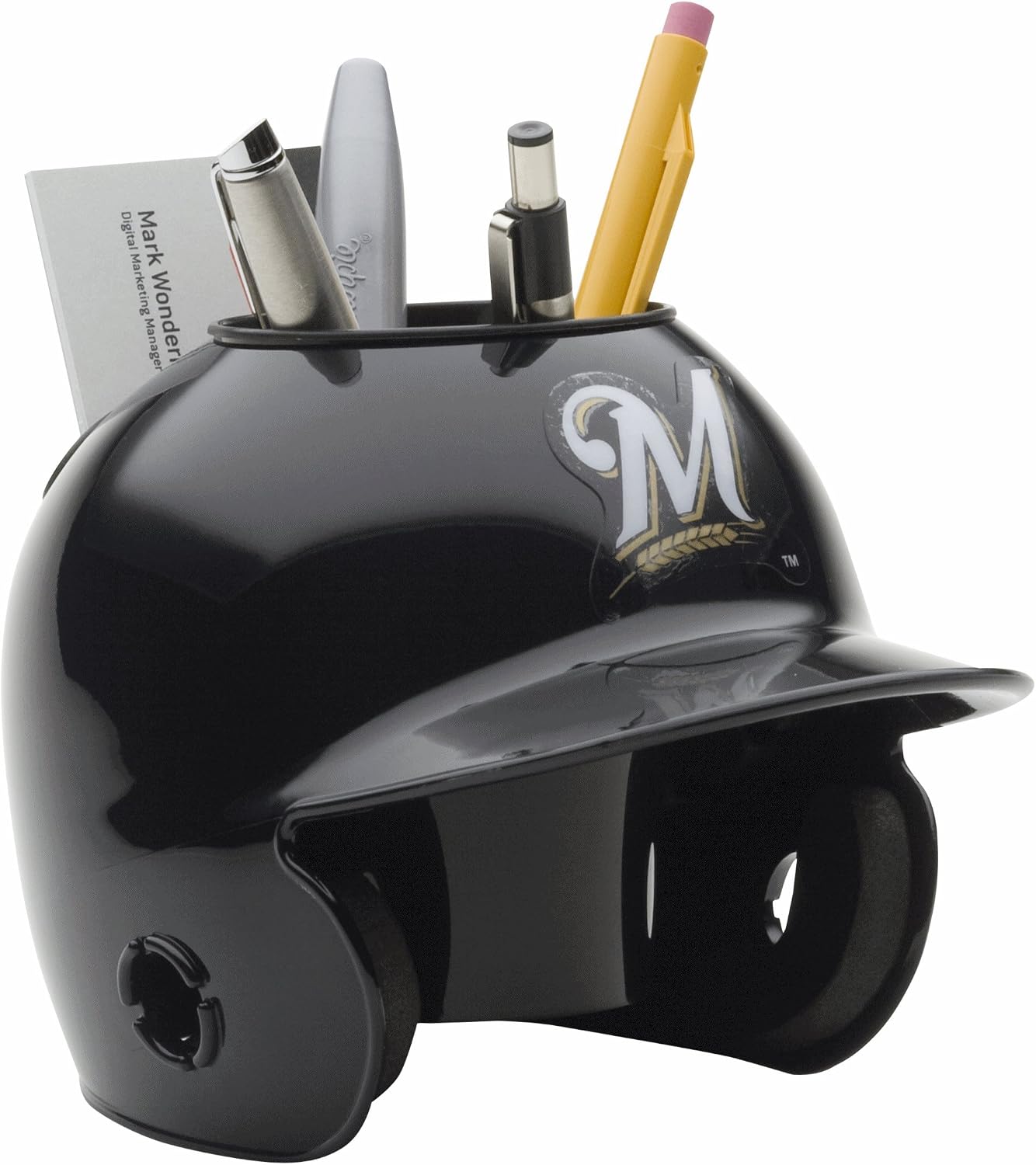Schutt MLB Desk Caddy - Baseball Desk Organizer, Pencil Holder, Office Decor - Great Gift for Baseball Fans