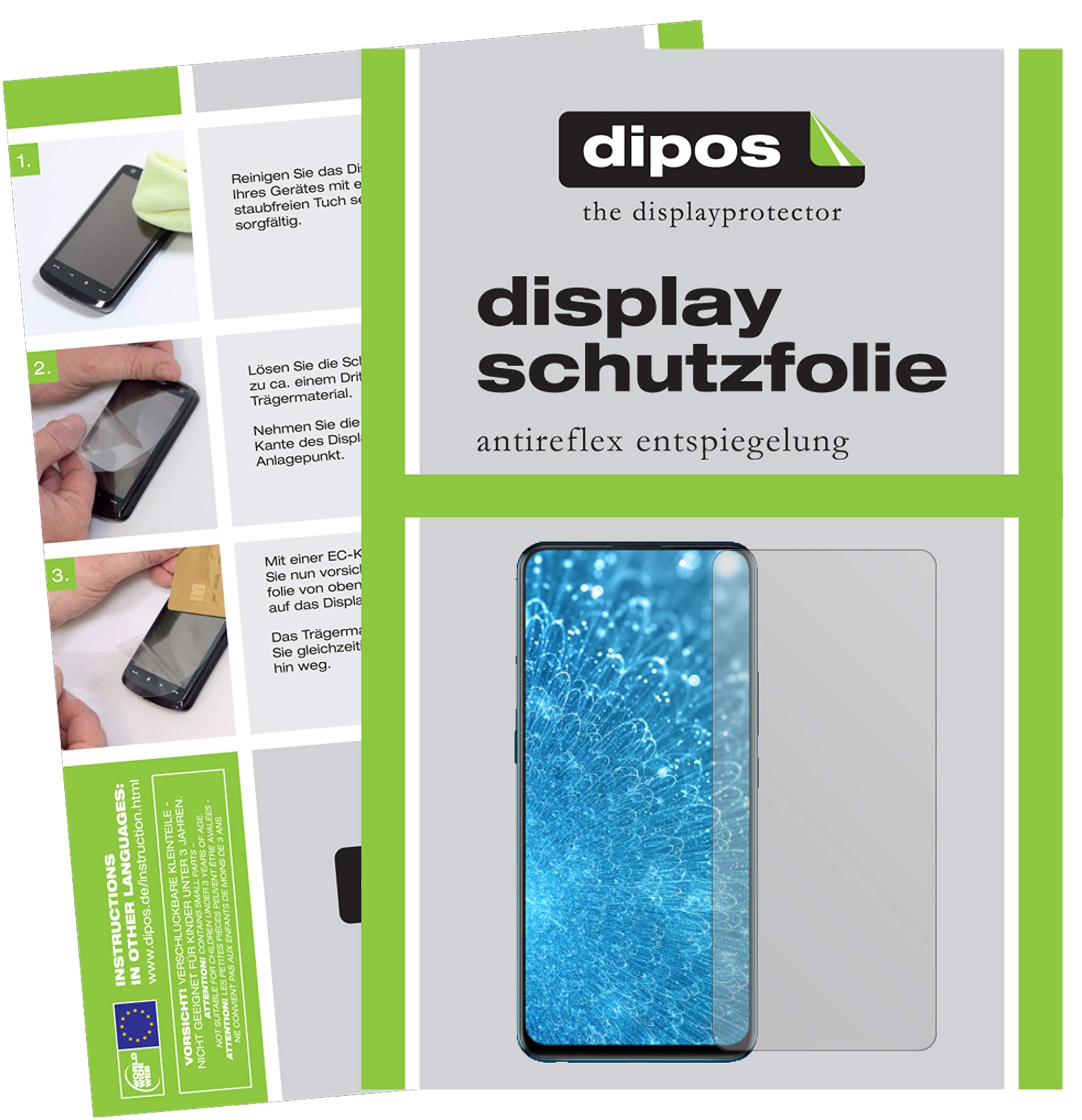 dipos I 6X Pellicola Protettiva antiriflesso Compatibile con Vivo V17 PRO Pellicola di Protezione
