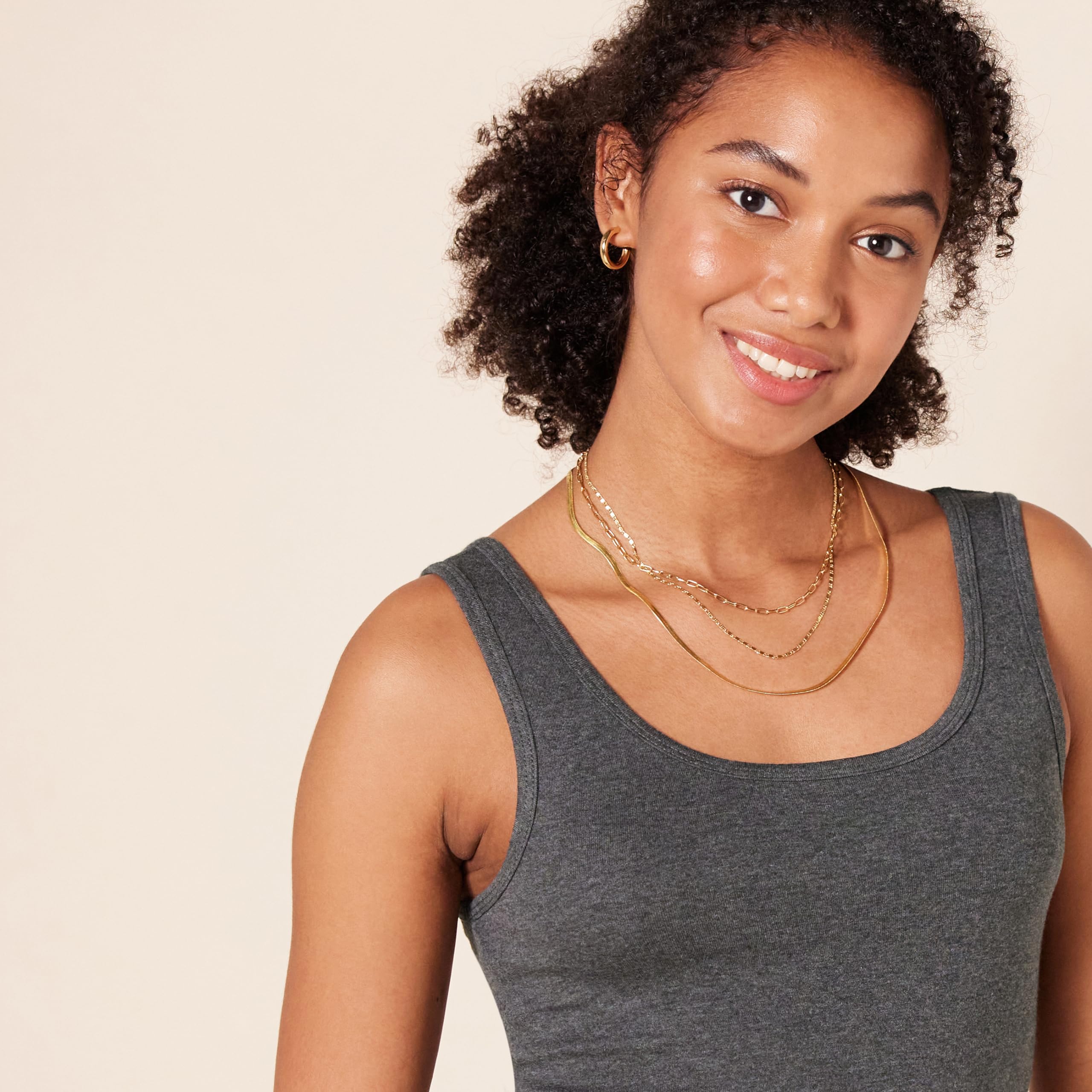 Amazon Essentials Top a Canotta Slim Donna, Pacco da 2