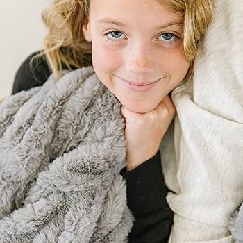 ヘンプ刺繍ブランケット スカラップ レシービング ブランケット コージーシック