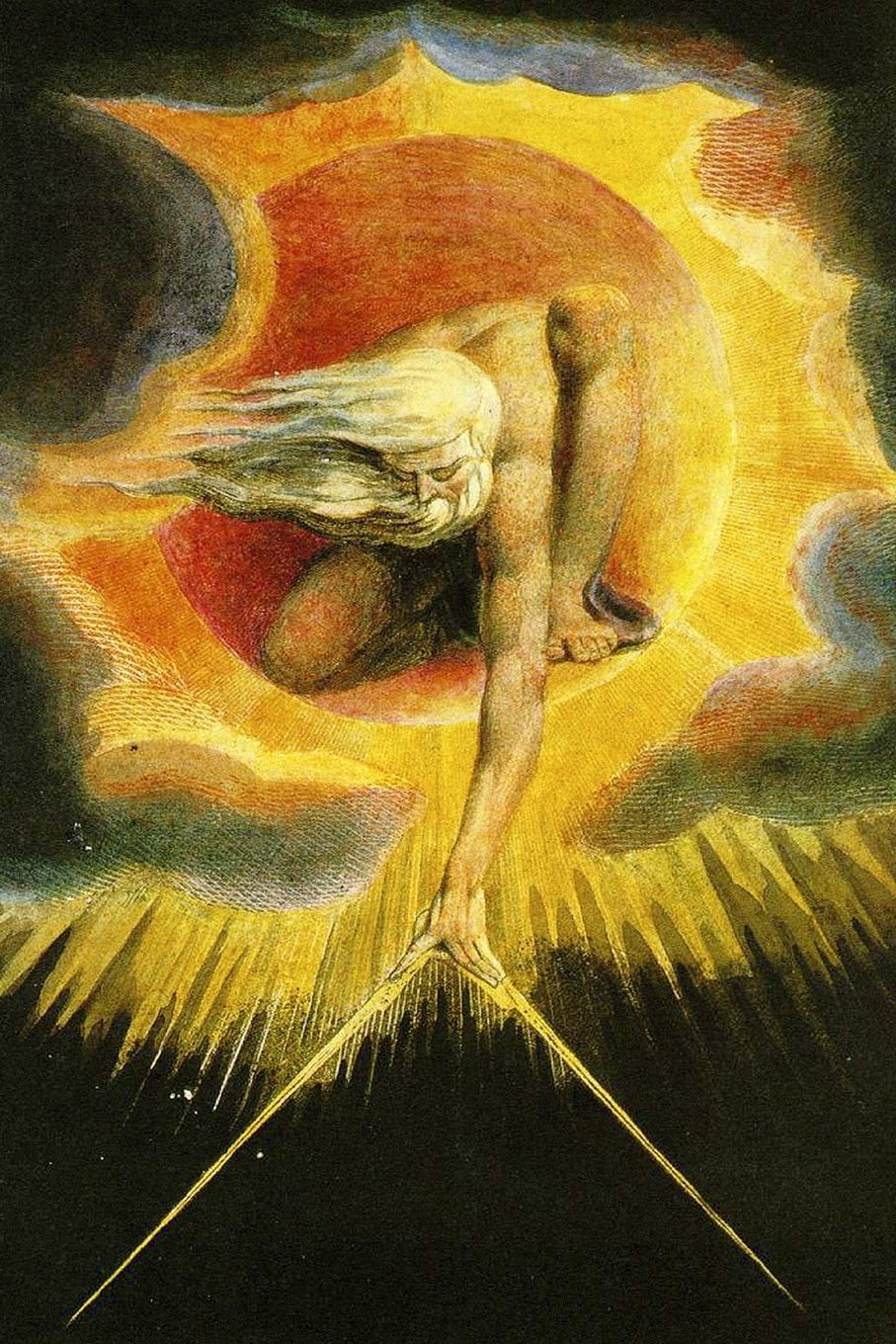 William Blake Journal #2: Cool Artist Gifts - The Ancient Of Days William Blake Notebook Journal To Write In 6x9" 150 Lined Pages