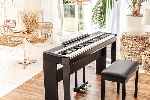 Miniatura 46 de Yamaha P45B - Piano digital con pedal de sostenido y fuente de alimentación (88 teclas contrapesadas)