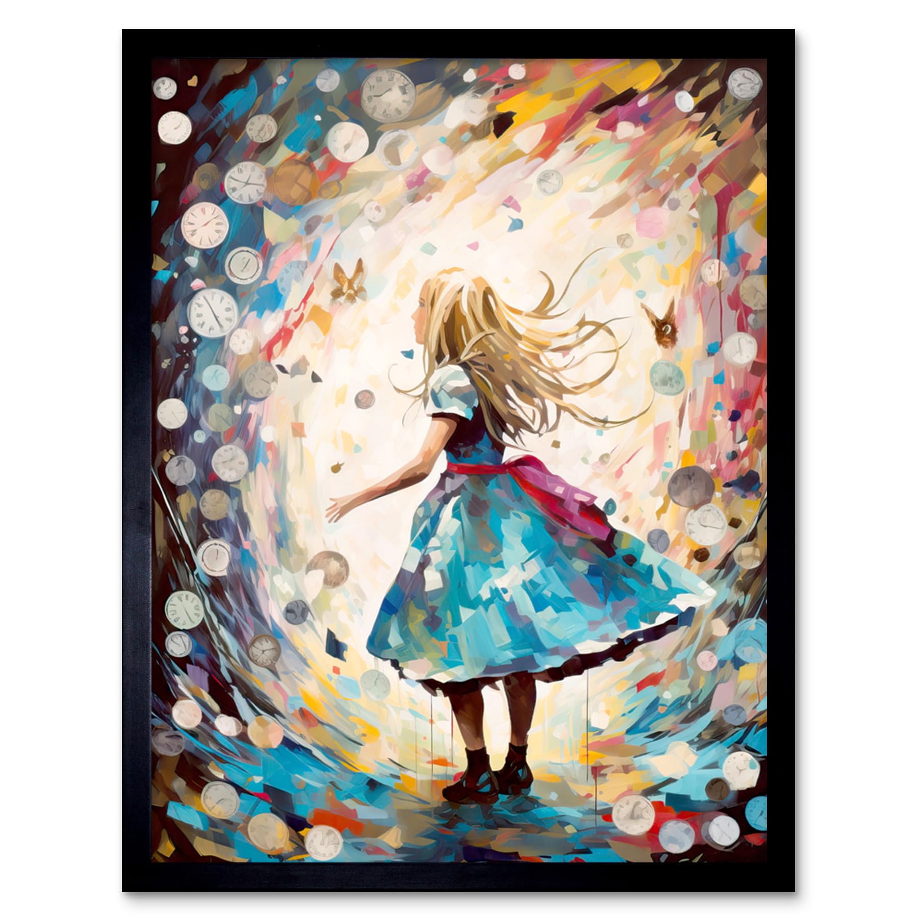 Amazon.com: Artery8 Alice in Wonderland Clocks Down the Rabbit