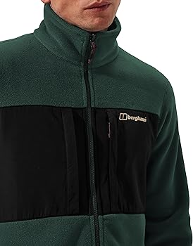 Maglia Pile Mezza Zip Berghaus Prism Uomo - Polartec Classic Caldo E Morbido - Con Tasca Sul Petto - Per Escursioni E Tempo Freddo