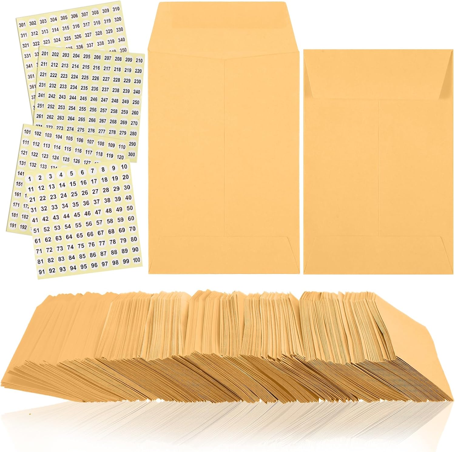 100 Envelopes Money Saving Challenge Kit Coin Envelopes