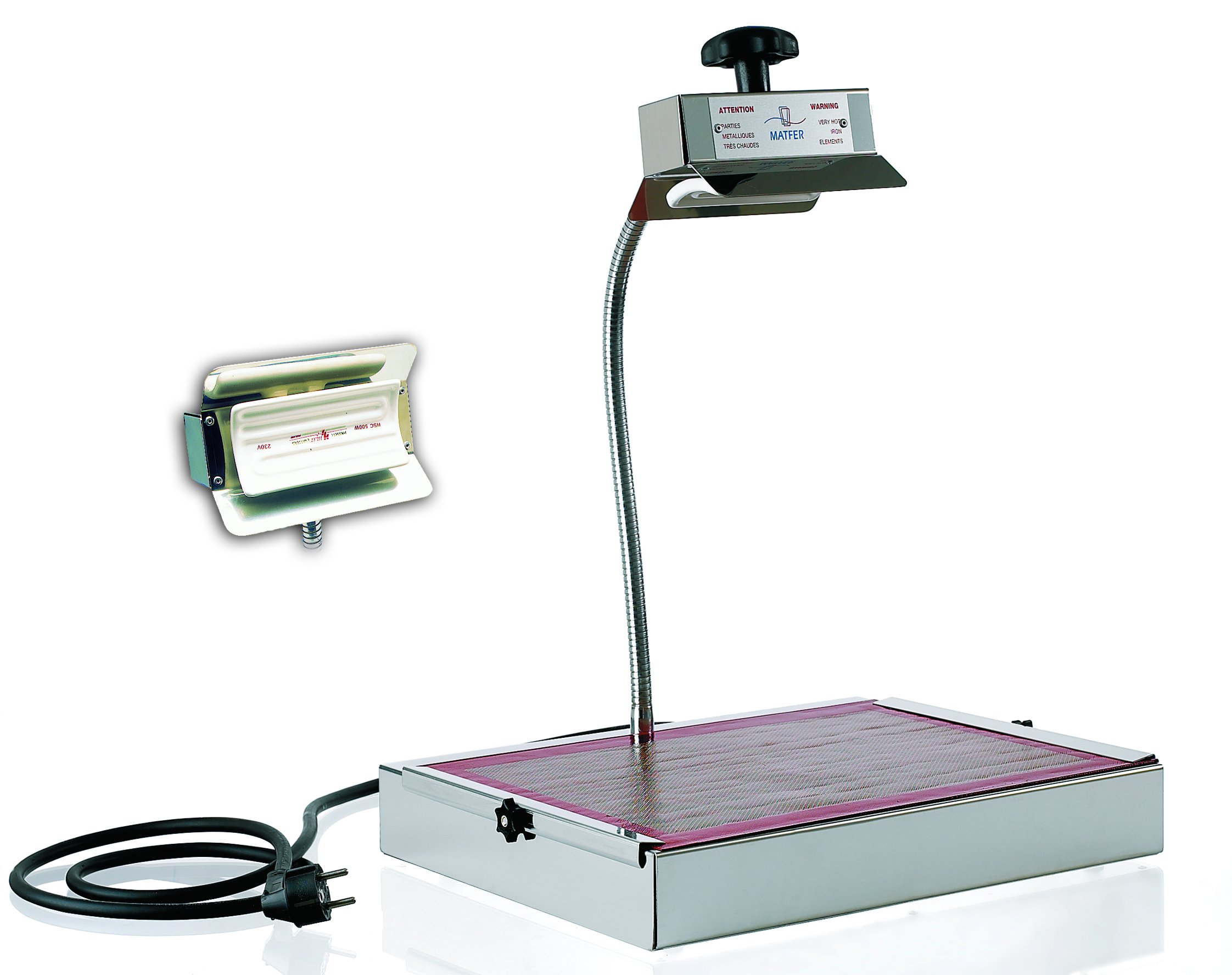 Professional sugar lamp, 500 W – 230 V single-phase, 50 Hz.