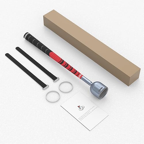 Miniatura 5 de DGPCT VR Golf Club Attachment for Oculus Quest 2, Aluminum VR Golf Club Handle Compatible with MetaOculus Quest 2, Realistic Rubber Grip, Red