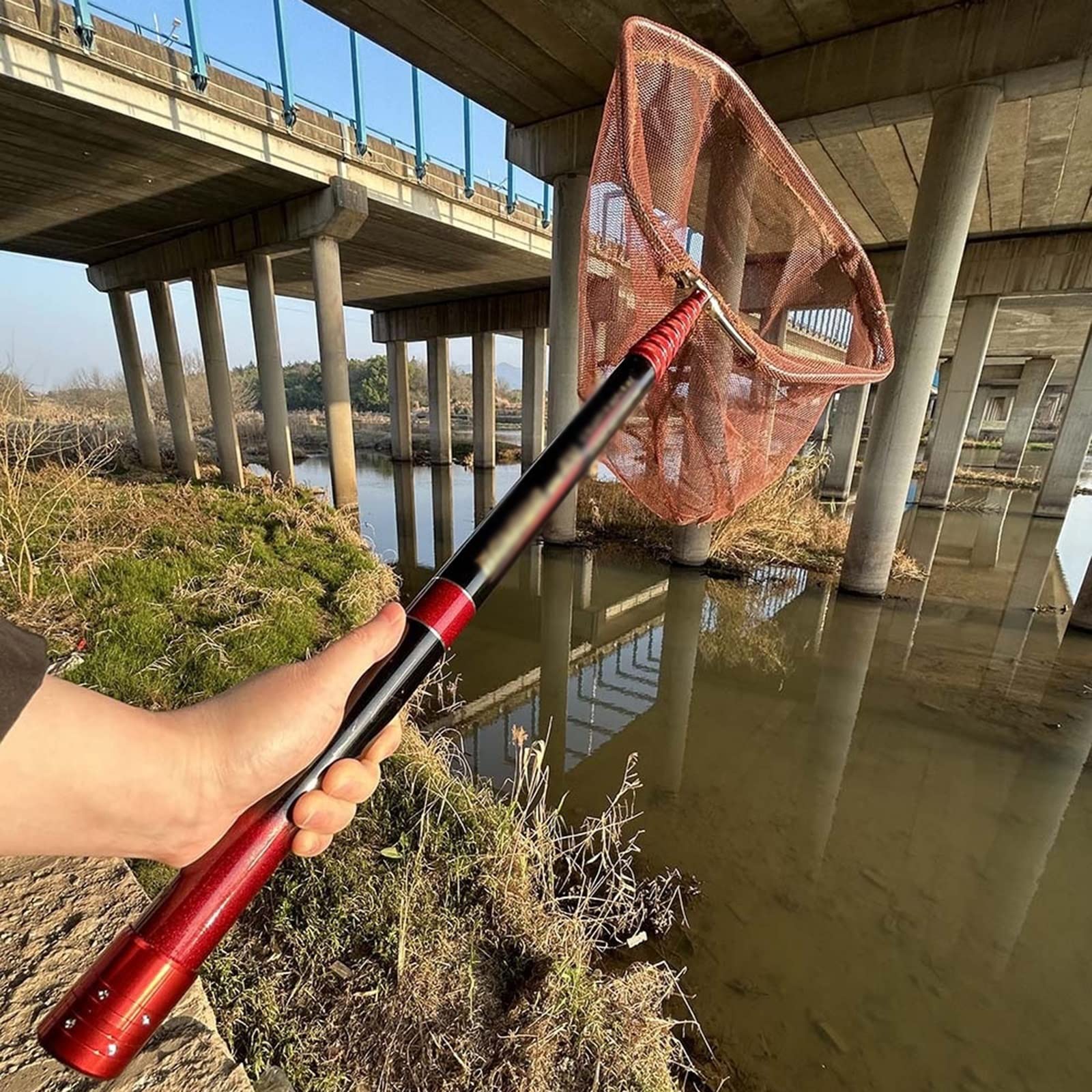 Épuisette de pêche télescopique pliable en fibre de carbone, légère pour la pêche à la carpe et en mer, options de 3 m/4 m/2,1 m, équipement de pêche idéal