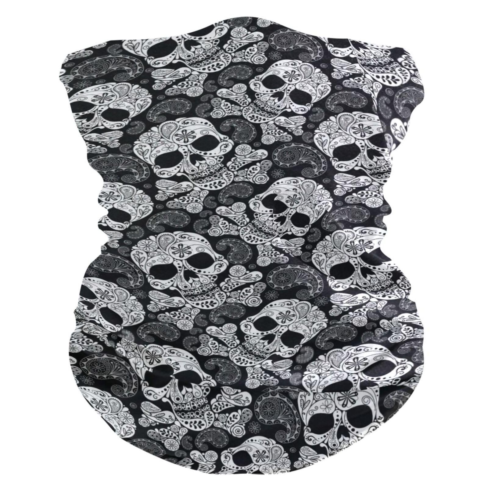 UWSG Fashion Bandanas Headwear Seamless Neck Gaiter Headwrap Balaclava (Goth Bat)