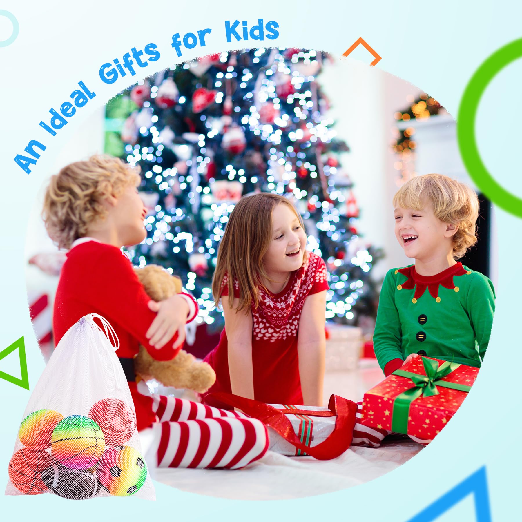 PlayZap 7-Piece Soft Ball Set for Toddlers & Kids (Ages 1-6) - Includes 5” Playground Balls, Soccer, Football & Basketball - Great for Home, Yard, Pool, Classroom & Park for Boys & Girls