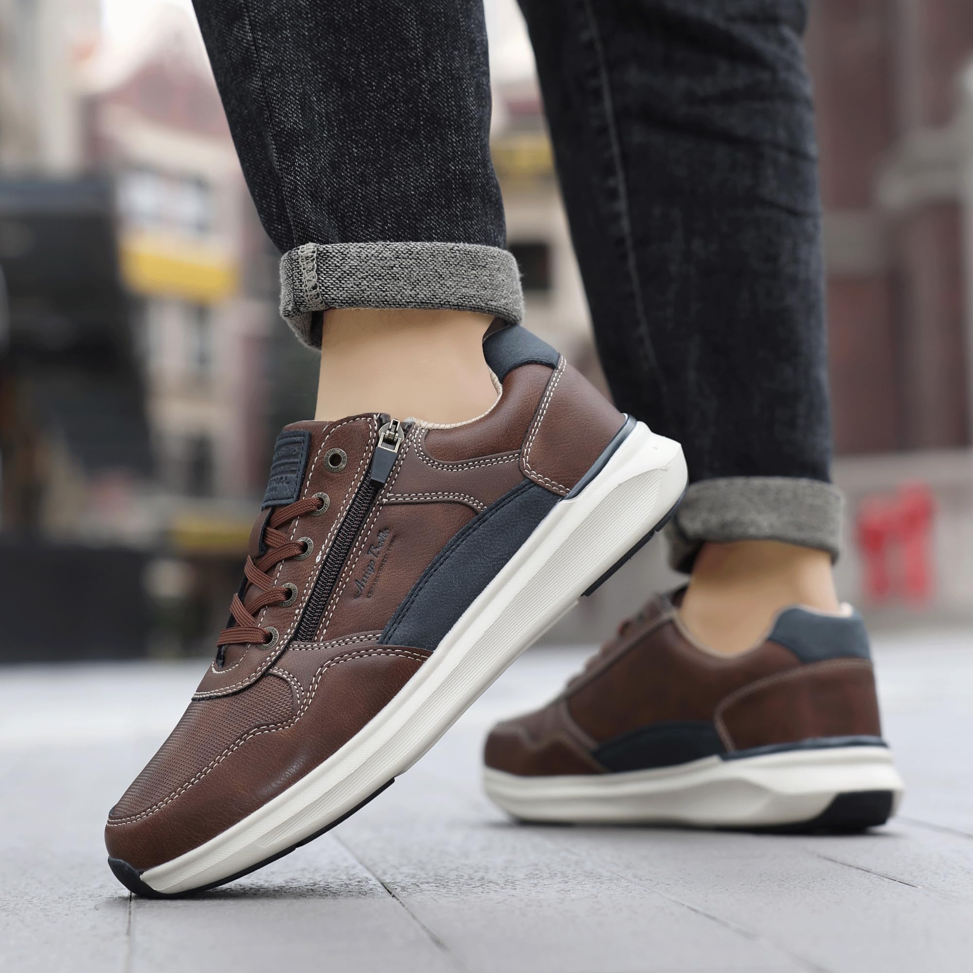 ARRIGO BELLO Herren Schuhe Sneakers Freizeitschuhe Trainers Sports Wanderschuhe Laufschuhe Leichtgewicht Outdoor Gemütlich Größe 41-46