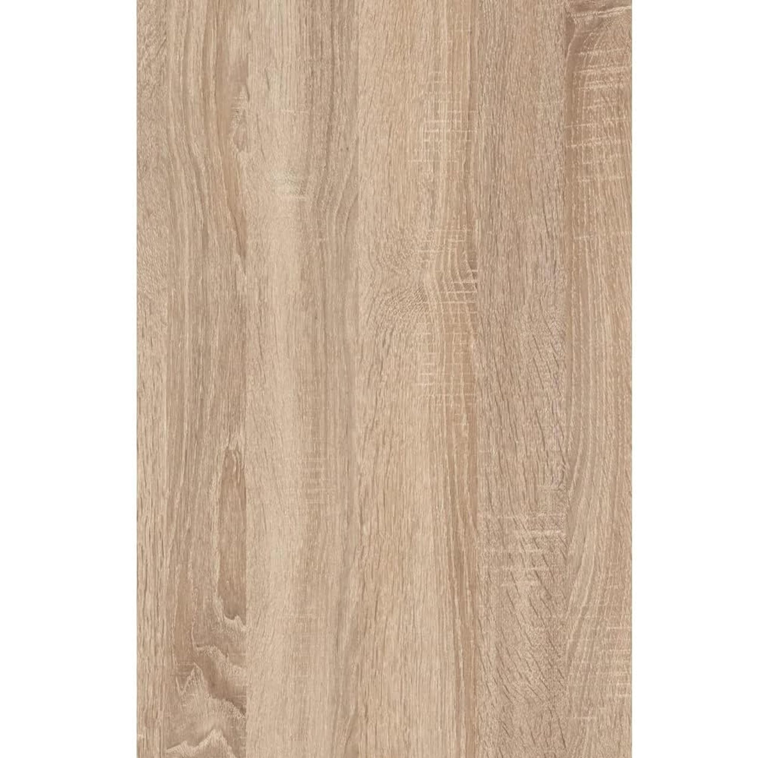 MINIO go for it - Meuble TV Dingo 120cm Lowboard pour téléviseur | Meuble TV bas avec 2 portes battantes et 2 compartiments ouverts, meubles TV en chêne Sonoma et blanc - Meuble bas avec LED