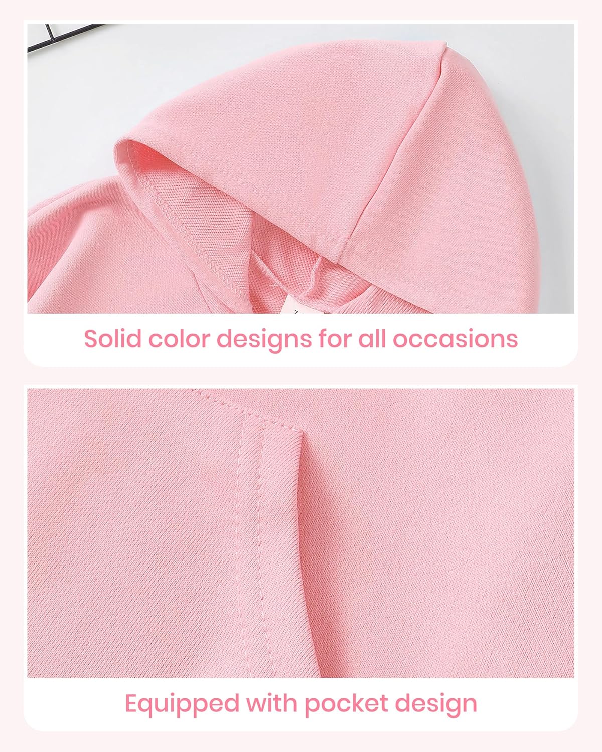 Mikrdoo Teenager Clothes Long Sleeve Hoodies Sweatshirts Teen Clothes Sweatpants Junior 2 Piece Outfits Sweatsuit Set - Image 6