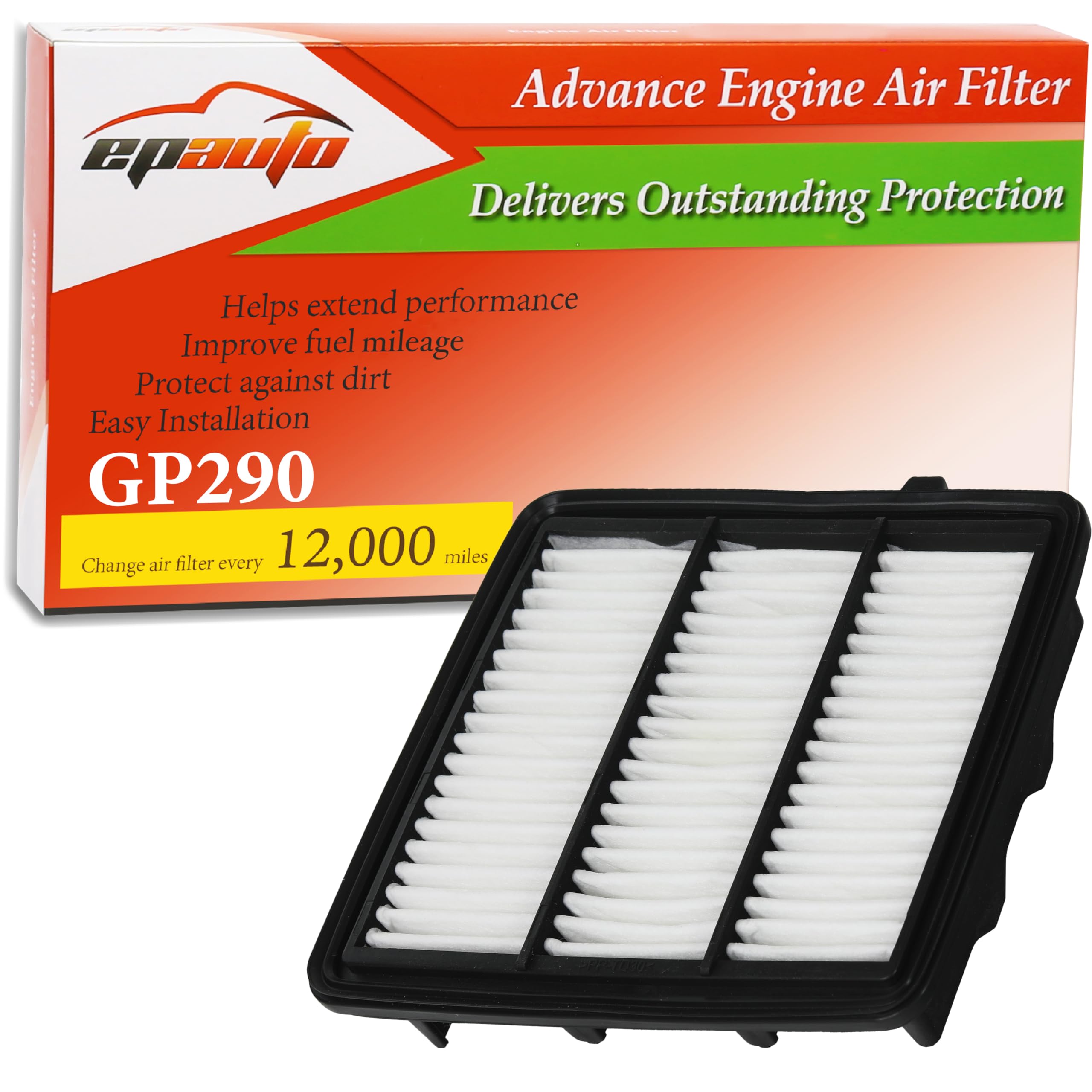 EPAuto GP290 Engine Air Filter