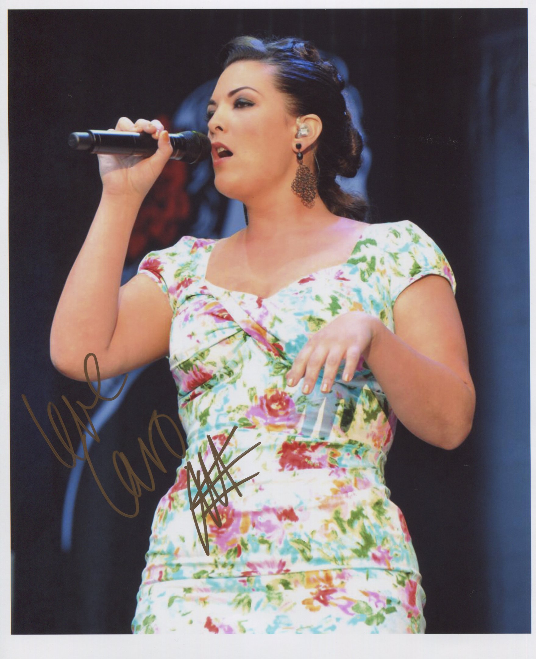 Caro Emerald SIGNED Photo 1st Generation PRINT Ltd 150 + Certificate (1)