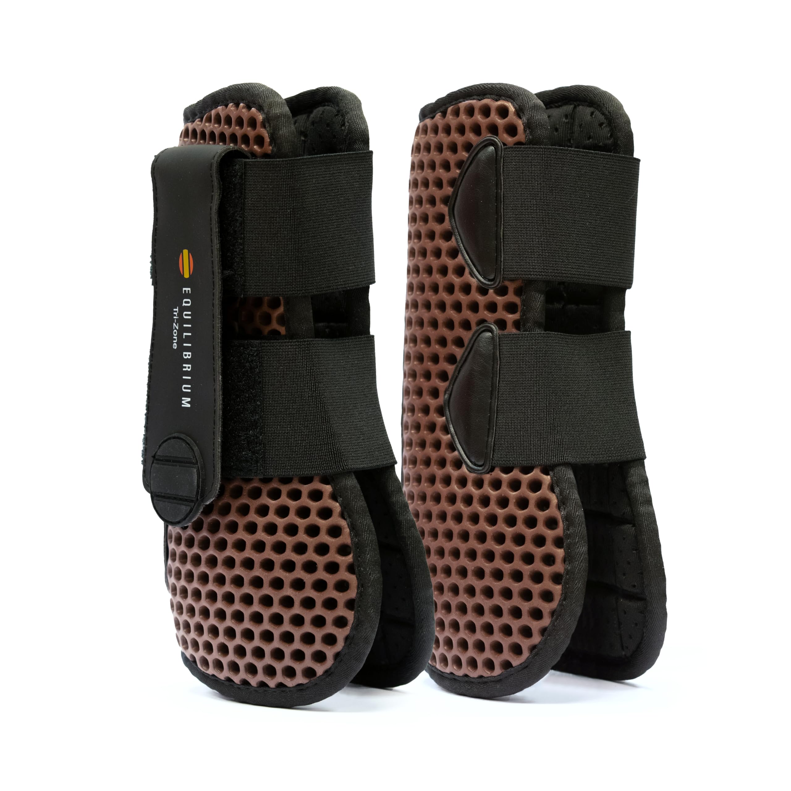 equilibrium Tri-Zone Tendon Boots (Brown, Small)