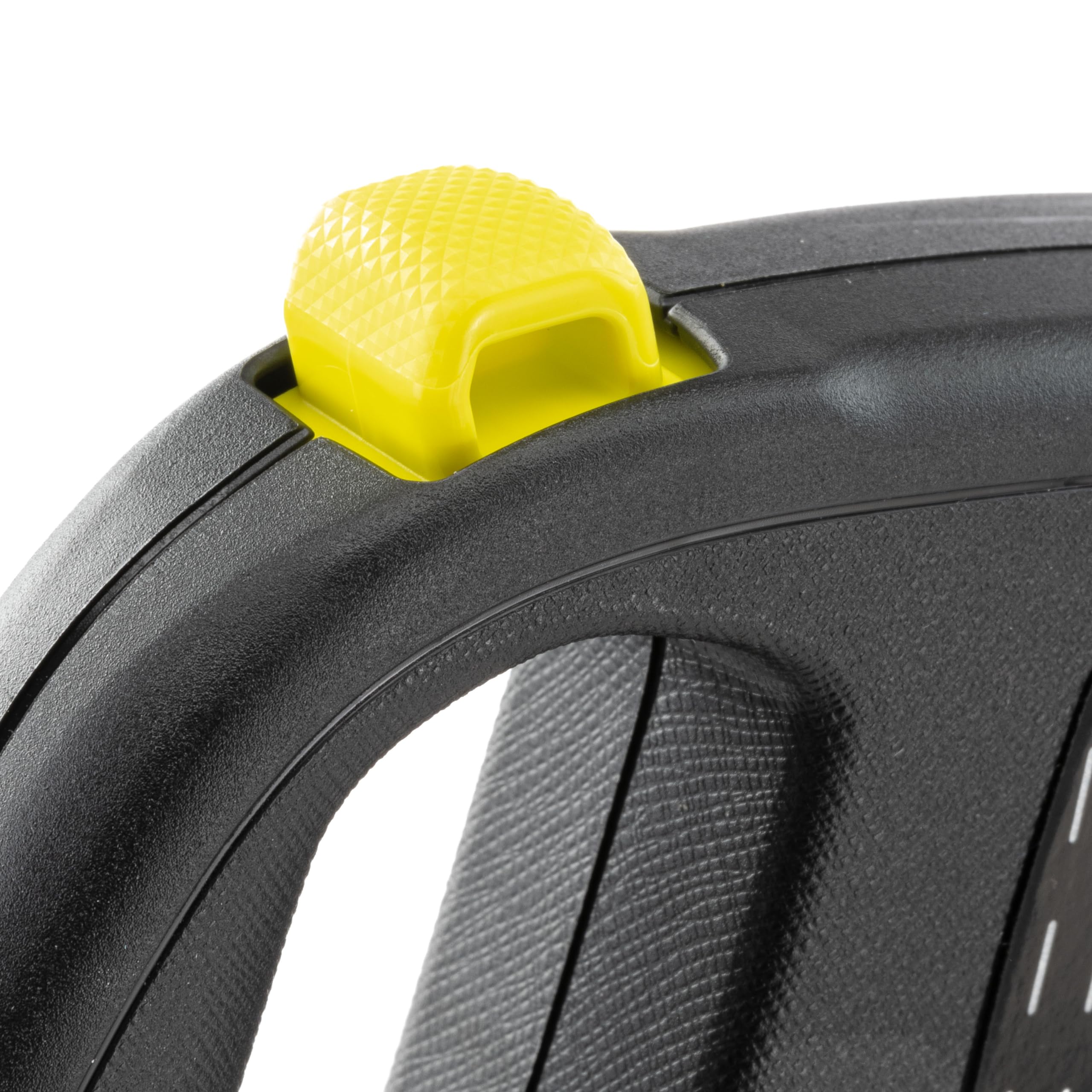 Ferplast FLIPPY ONE REFLEX Odblaskowa, wysuwana smycz dla psa, wieczorne spacery, uchwyt do torby, przycisk blokady i zwalniania, ergonomiczna konstrukcja, sznurek, maks. 12 kg, 4,5 m, żółta