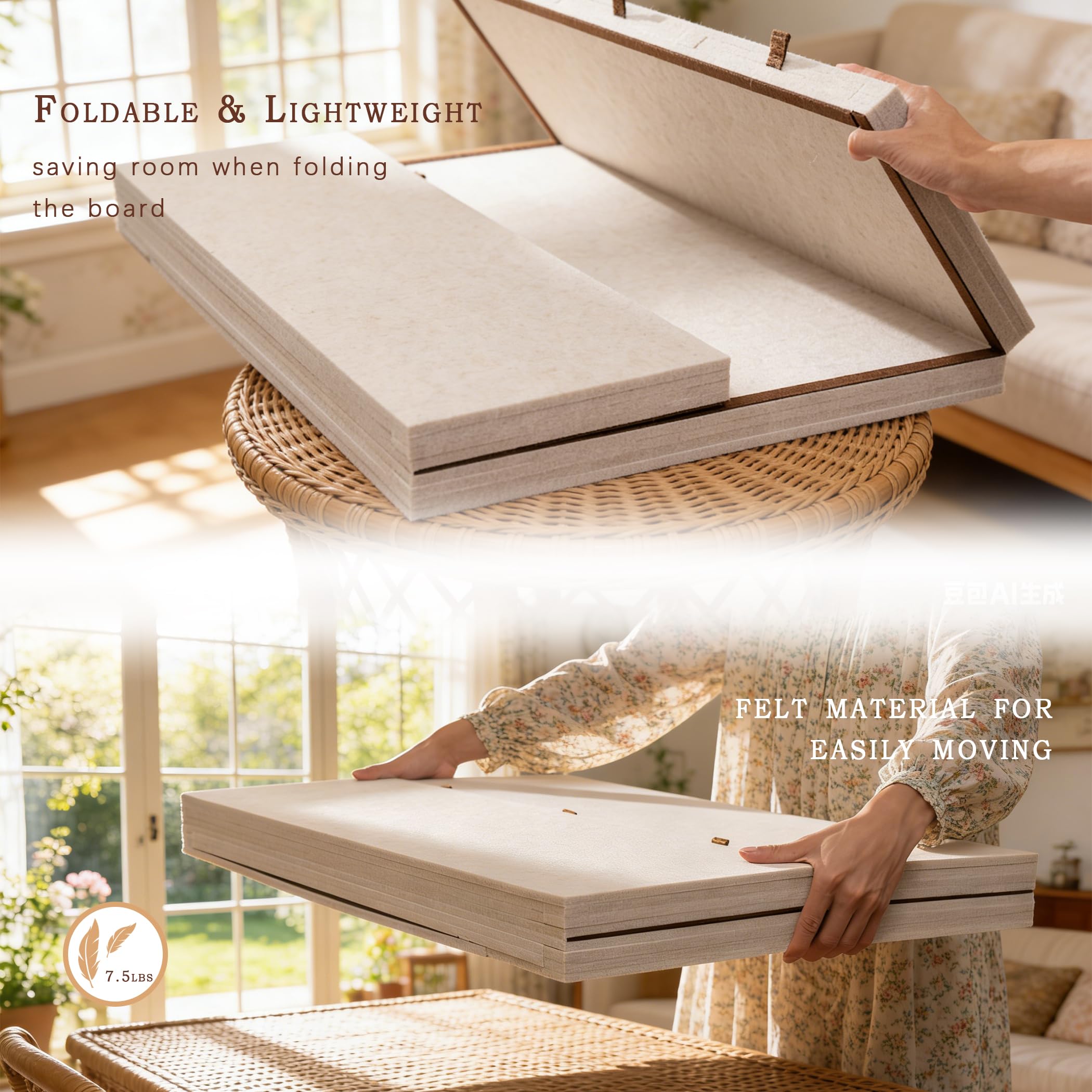 2000 Piece Foldable & Tilting Puzzle Board with 6 Drawers & Cover, Lightweight & Portable Puzzle Table with Built-in Stand for Angle Adjustment, for 2000 1500 1000 Pieces Jigsaw Puzzles