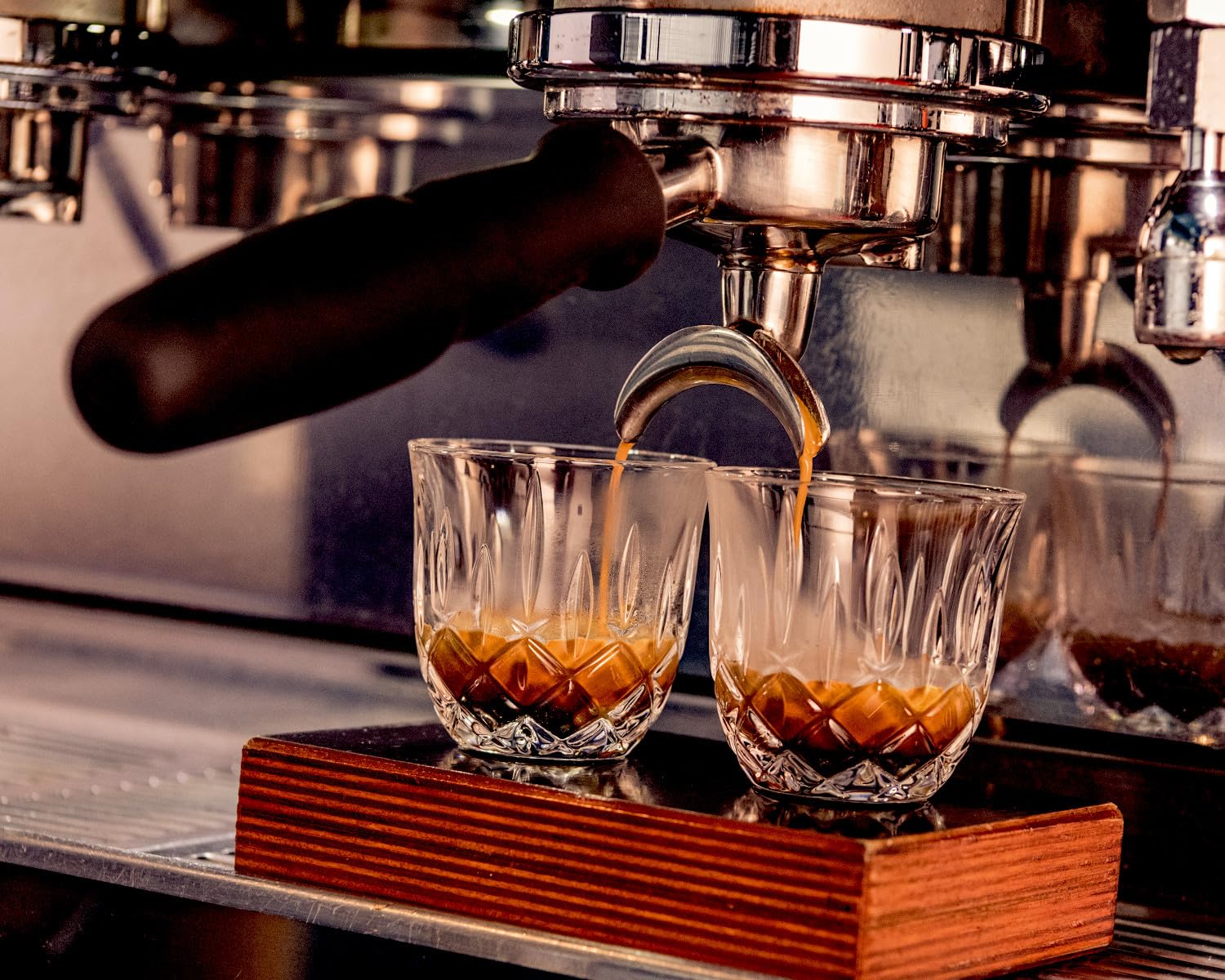Spiegelau & Nachtmann, 2-częściowy zestaw do espresso, szklanki do espresso/szklanki Doppio, szkło kryształowe, 90 ml, Noblesse Barista, 104905