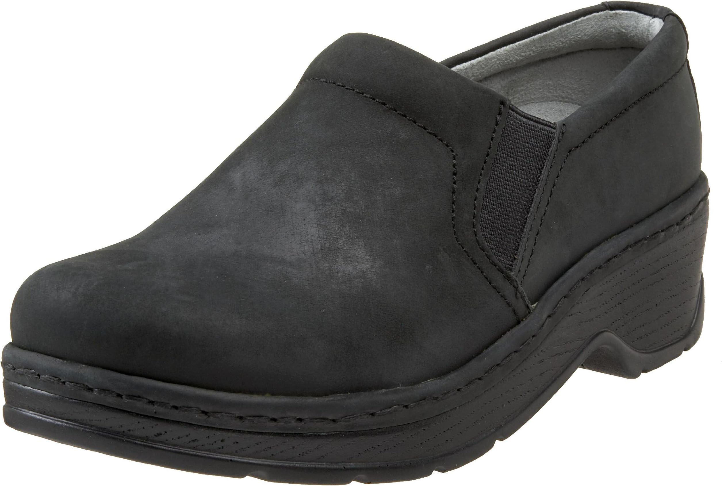 Klogs Footwear Naples Women's Shoes - Premium Nursing Shoes for Superior Comfort & Stability - Slip-Resistant Outsoles, Supportive Insoles, Lightweight Design Black Oiled Size 6 Medium US
