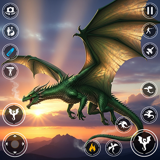 Ultimativer Drachen-Simulator & Roboterdrachen-Kampfspiel
