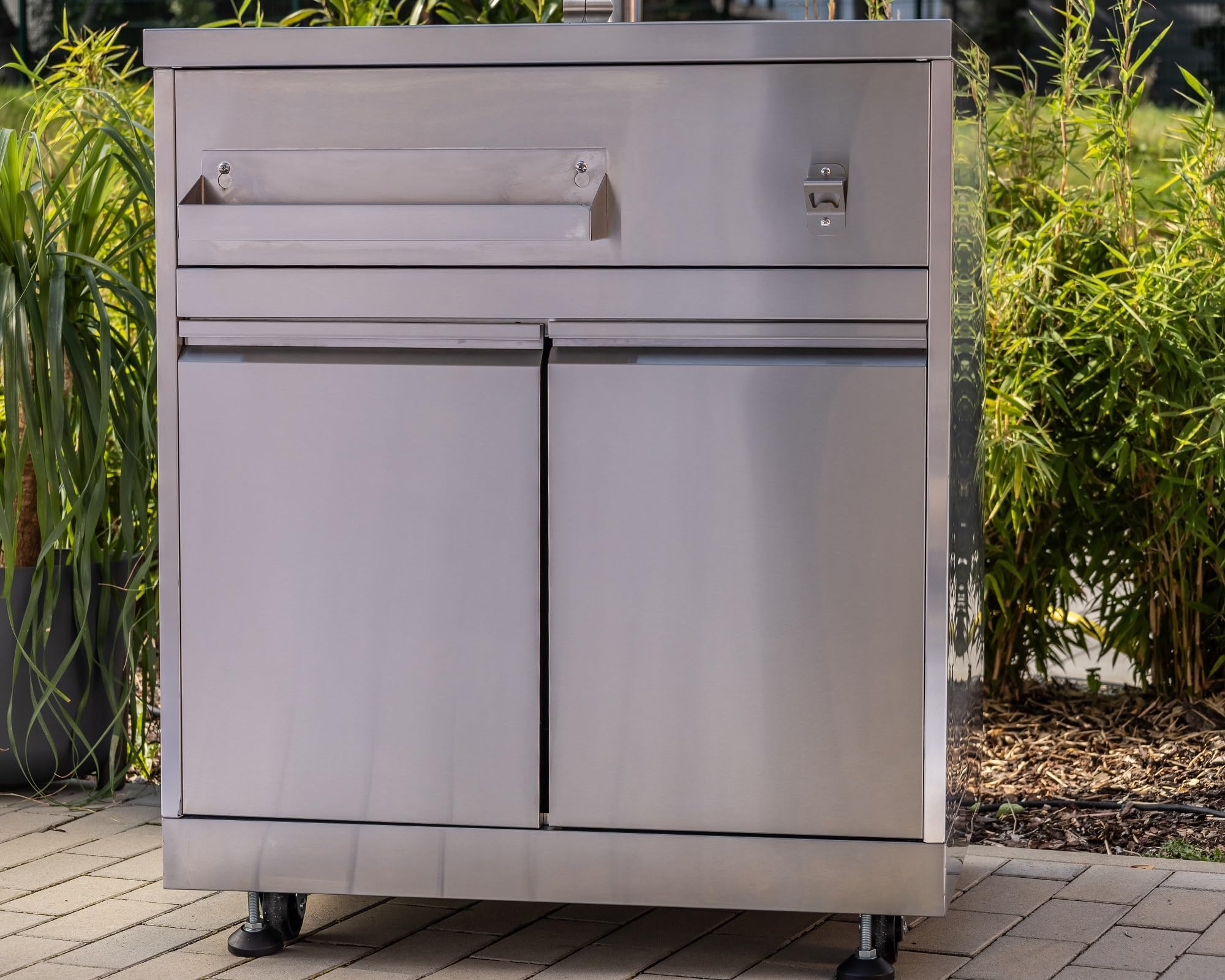 Ondis24 Edelstahlspüle mit Unterschrank für Outdoor-Küche
