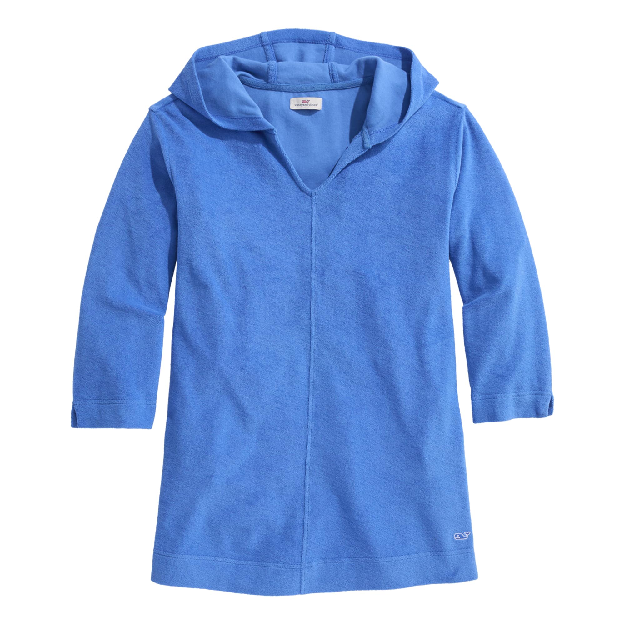 Vineyard Vines Girl's Terry Towel Coverup, Blue Tide, S