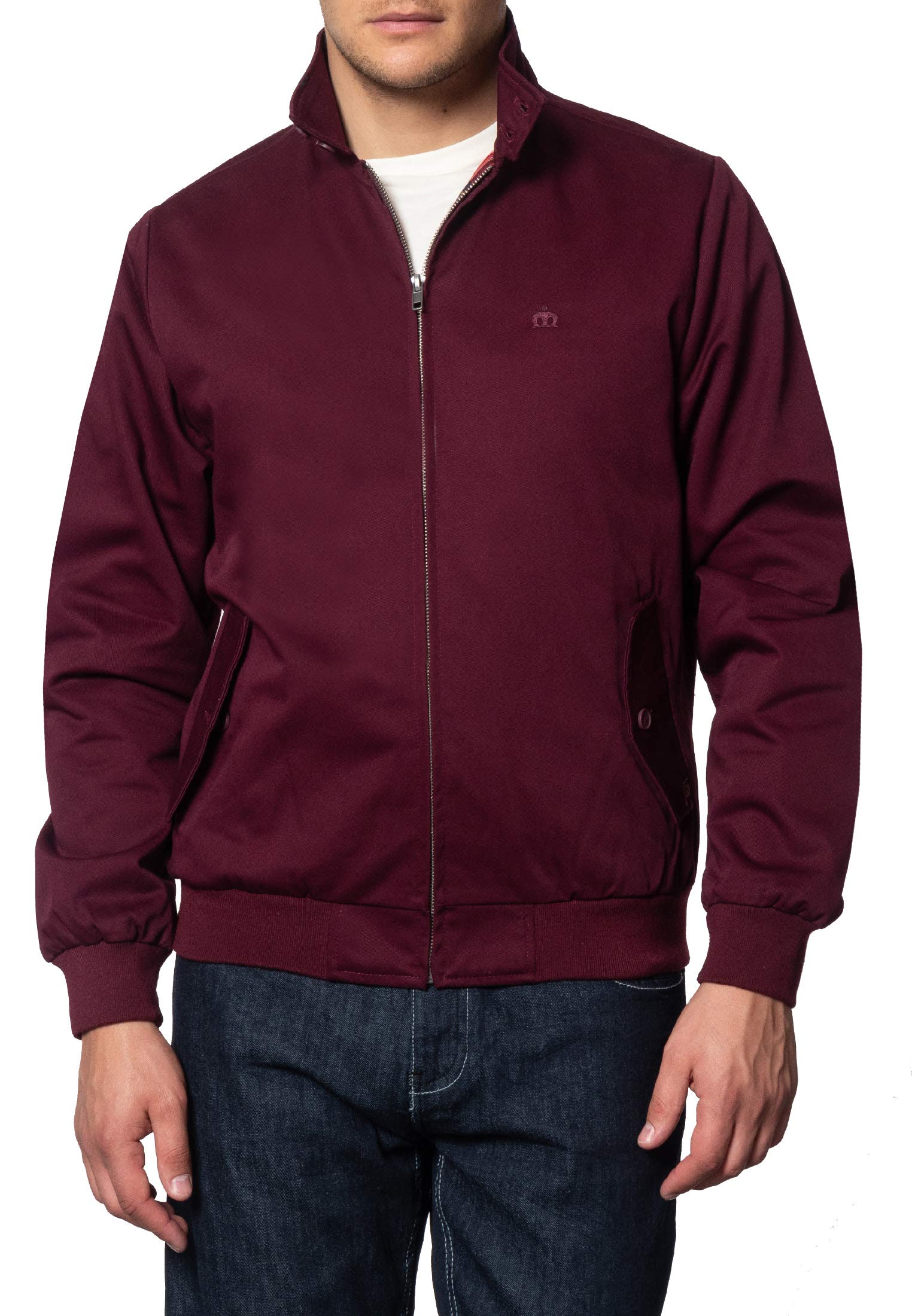 Merc Men's Red (Burgundy) Of London Harrington Jacket - Red - Small