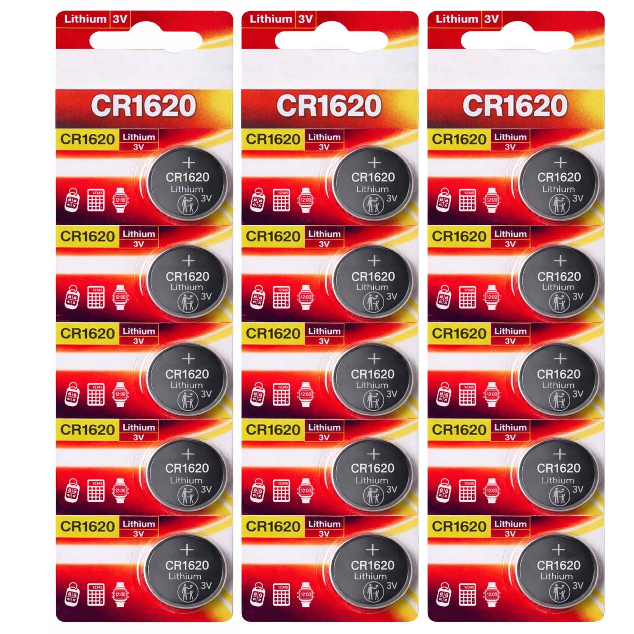 CR2032 Batteries, Long Lasting 3V Lithium Coin Cell 2032 Battery for Apple Airtag, Car Key Fobs, Watches, Heart Rate Monitors, Scales, LED Candles, Calculators & Other Small Devices (Pack of 2) — view 4
