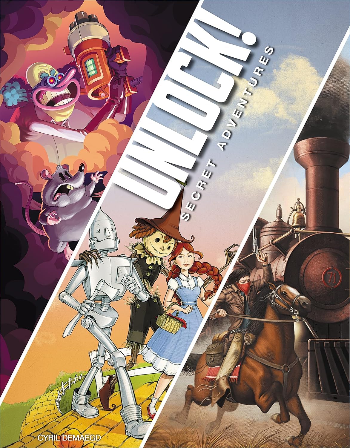 Asmodee - Unlock! : Secret Adventures - Space Cowboys - Jeux de société - Jeu de Cartes - Escape Game - Adultes et enfnats à partir de 10 Ans - 1 à 6 Joueurs - 60 Minutes